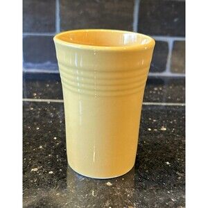 Fiesta Homer Laughlin Water / Juice Tumbler Cup Glass Yellow Fiestaware